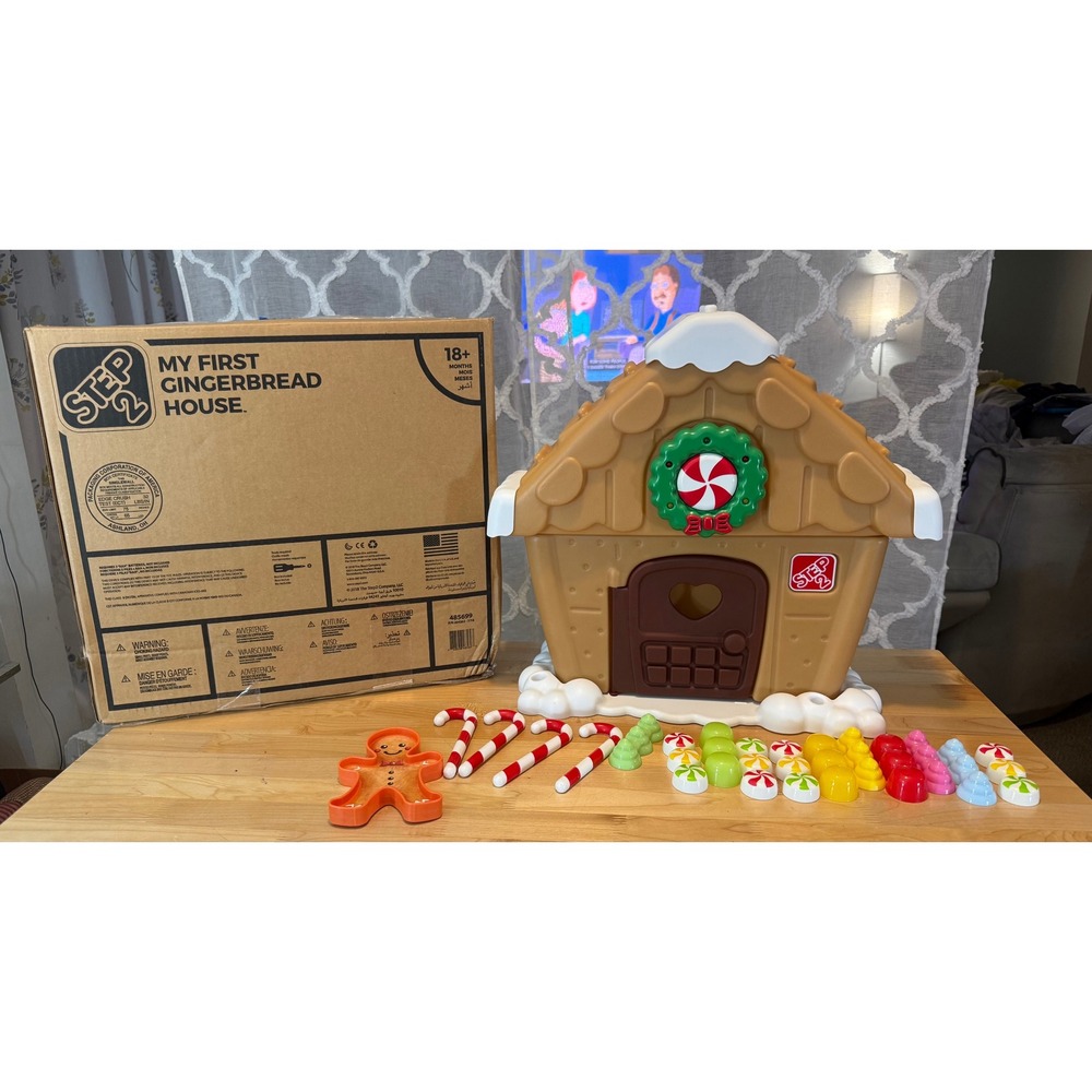 Step2 My First Gingerbread House Toddler Holiday Playset